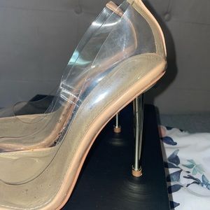 Clear classy heels